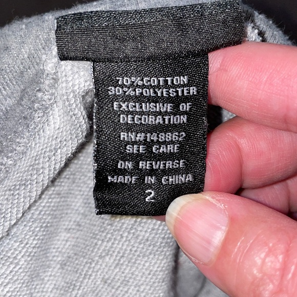 Torrid size 2X gray hooded pullover sweatshirt - Picture 4 of 4